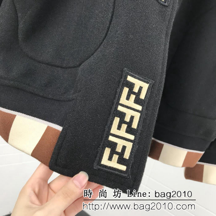FENDI芬迪 18SS冬裝走秀款 官方封面款 毛呢外套 男女同款 ydi1748